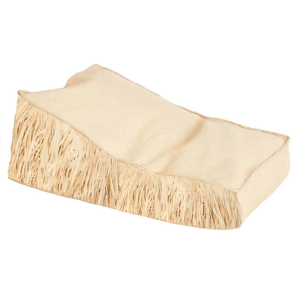 Solseng beige raffia + fringes Bedtime.no.