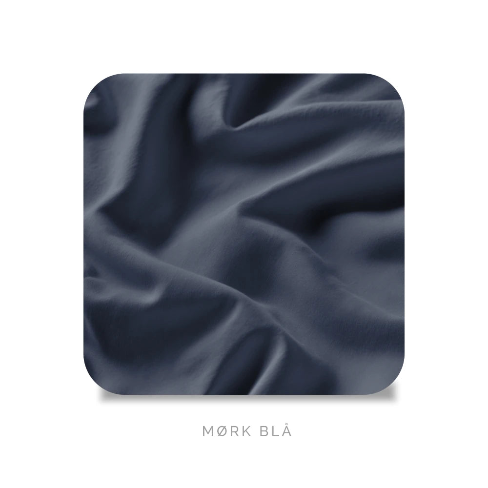 Soft Cotton Laken Mørk Blå