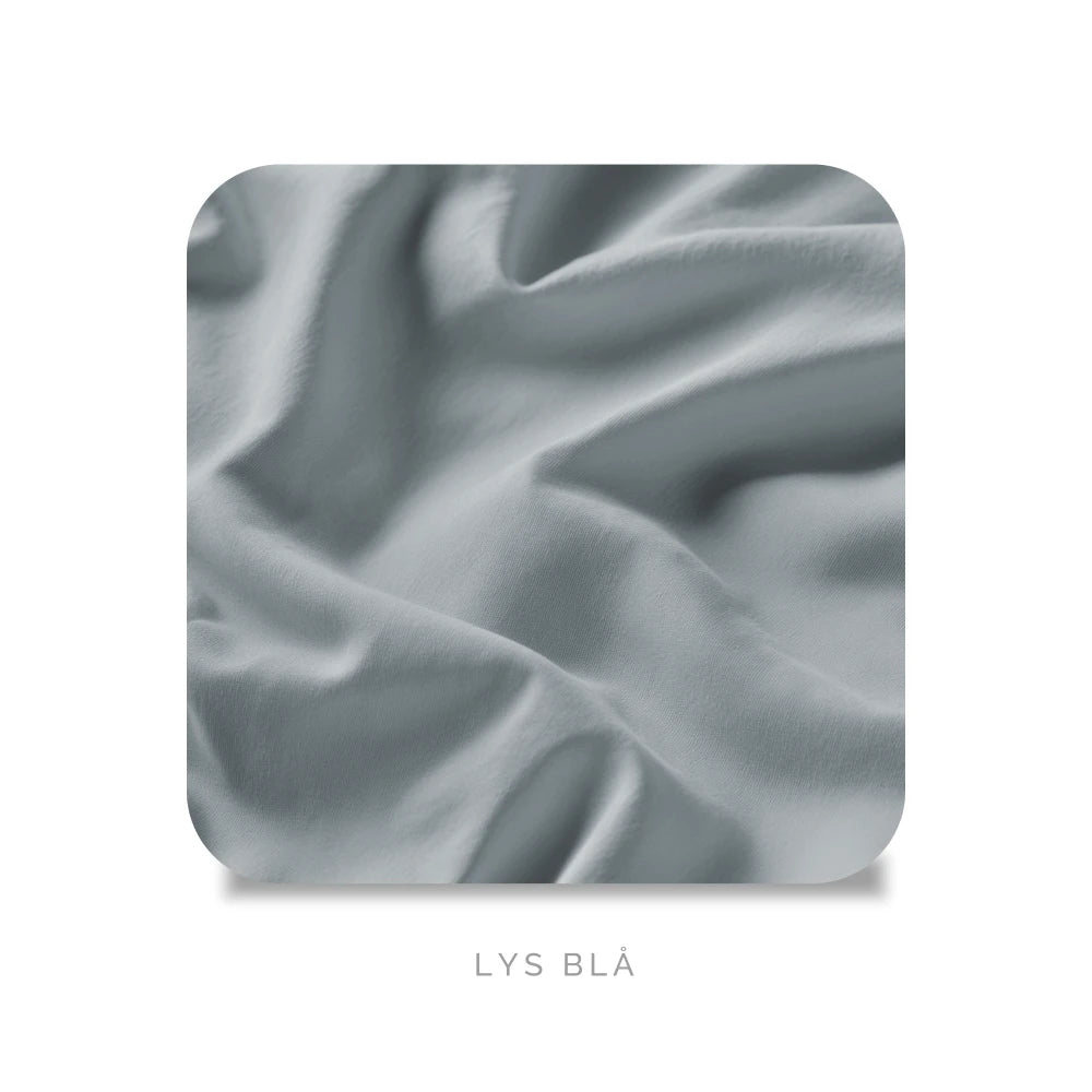Soft Cotton Laken Lys Blå Bedtime.no Bedtime Collection.