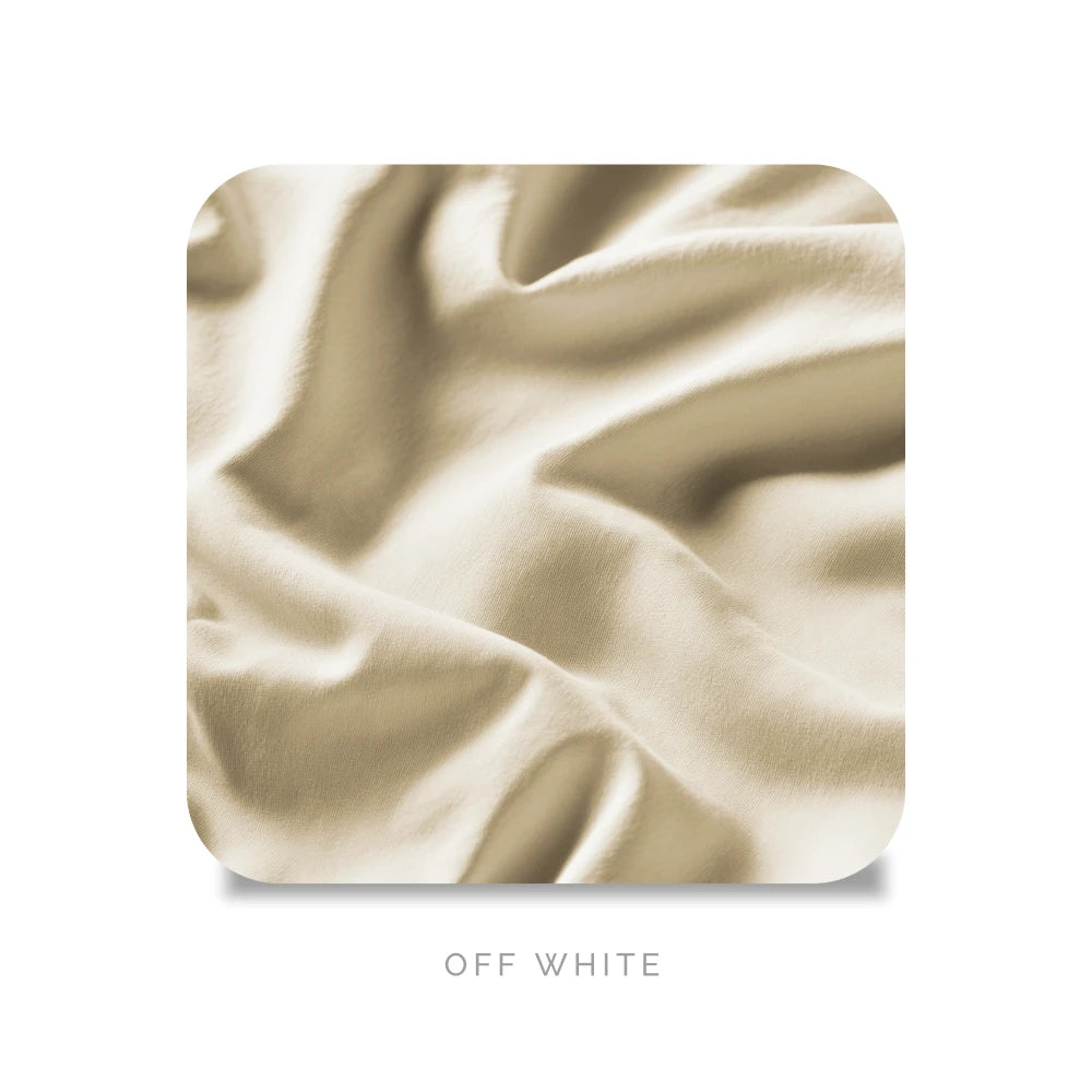 Soft Cotton Laken Off White Bedtime.no Bedtime Collection.