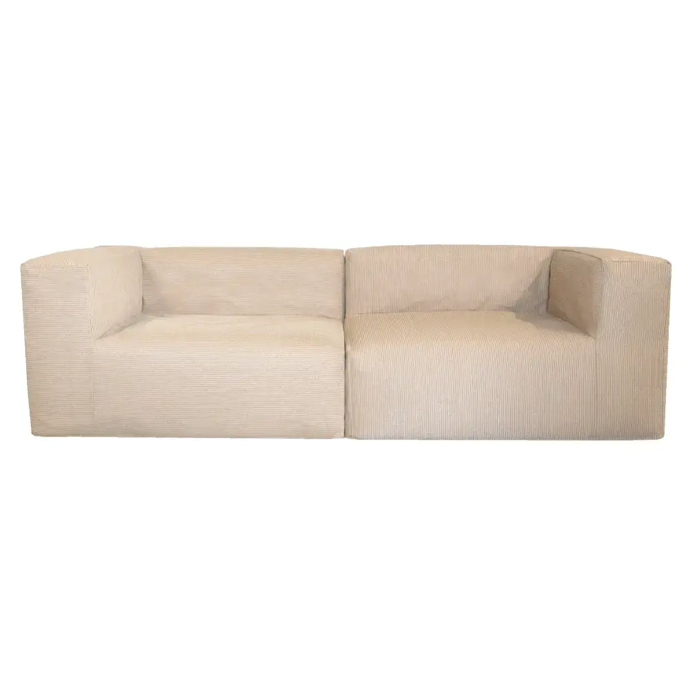 Utesofa 3 seter (2 moduler) – Beige MXHOME