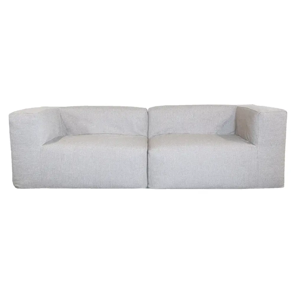 Utesofa 3 seter (2 moduler) – Grå lin MXHOME