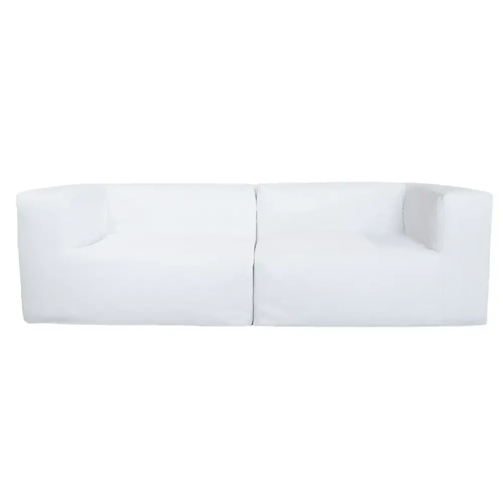 Utesofa 3 seter (2 moduler) – Hvit MXHOME