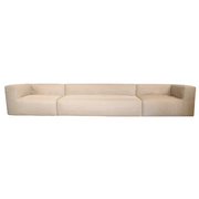 Utesofa 5 seter (1 benk + 2 moduler) - Beige MXHOME