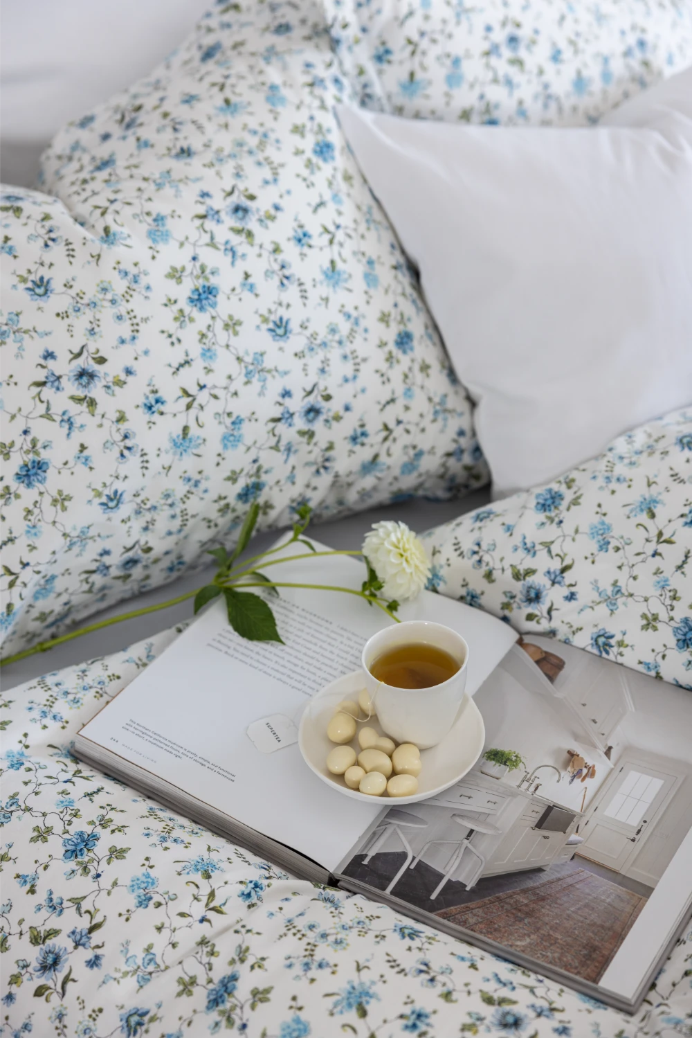 Sengesett Borås Cotton Veneda Blå