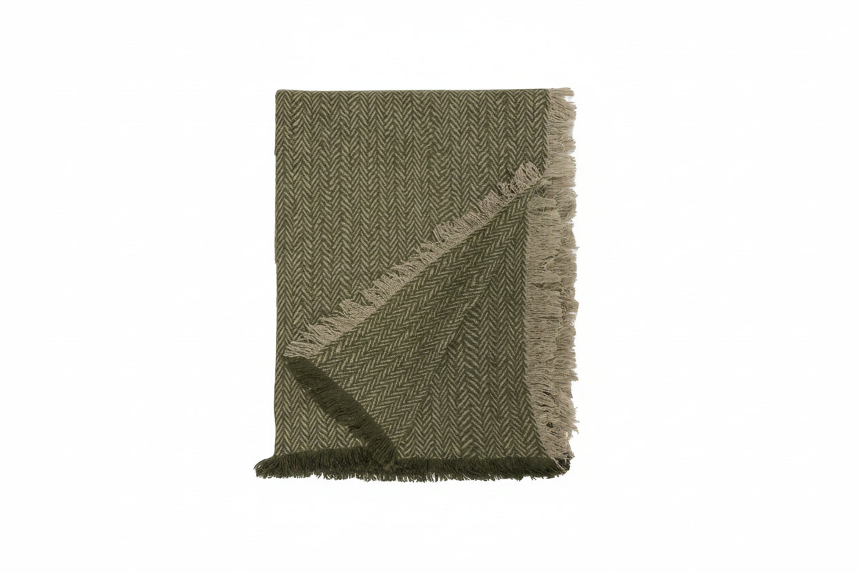 Halvor Bakke Asima Pledd 120x200 Grønn Bedtime.no Halvor Bakke.