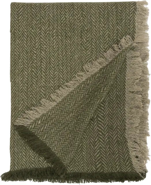 Halvor Bakke Asima Pledd 120x200 Grønn