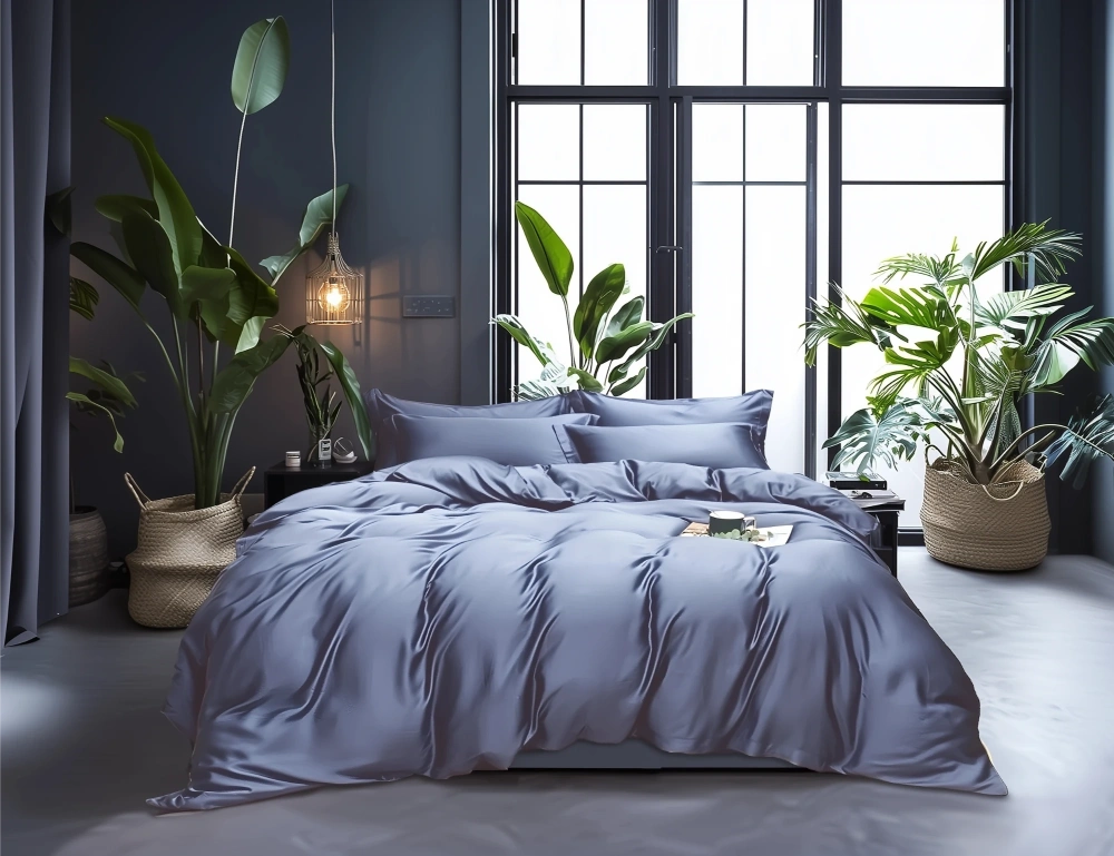 Bambus Laken, Dus Blå