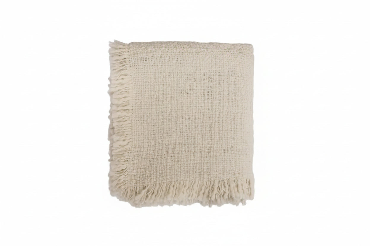 Lama Bianca Pledd 130x170 Beige Bedtime.no Lama.