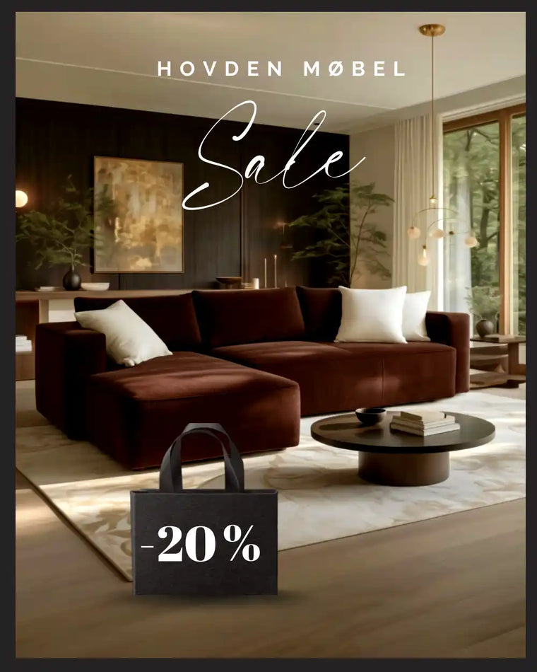 Hovden Møbel – 20 % rabatt