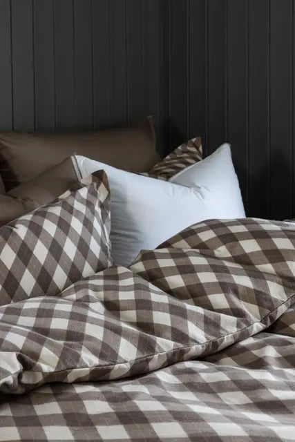 Borås Cotton Charlie Sengesett Beige Bedtime.no Borås Cotton.