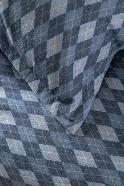 Borås Cotton Charlie Sengesett Blå Bedtime.no Borås Cotton.