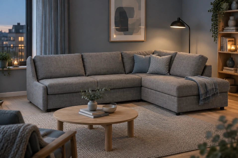 Hovden compact med åpen ende i liten leilighet