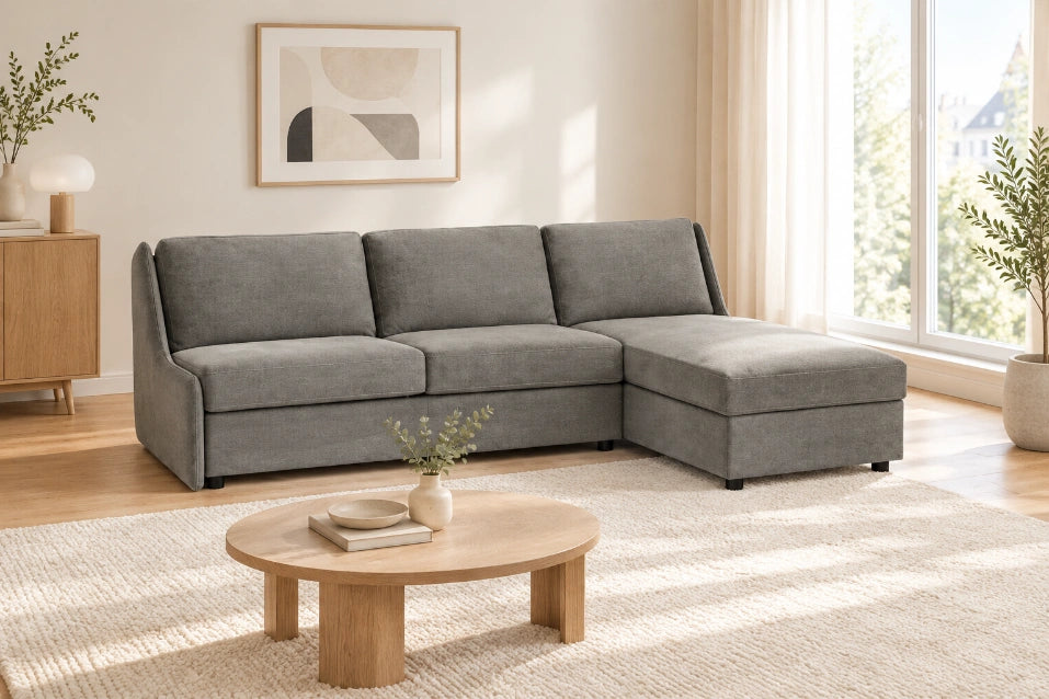 Sovesofa mySOFABED Compact med sjeselong 160
