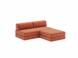 Sovesofa med puff
