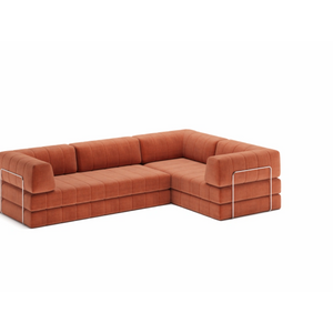 Sovesofa L med armlener