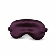 Silke Sovemaske Mørk Aubergine