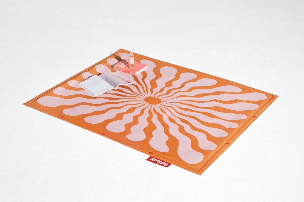 Fatboy flying carpet liquid flower orange/pink