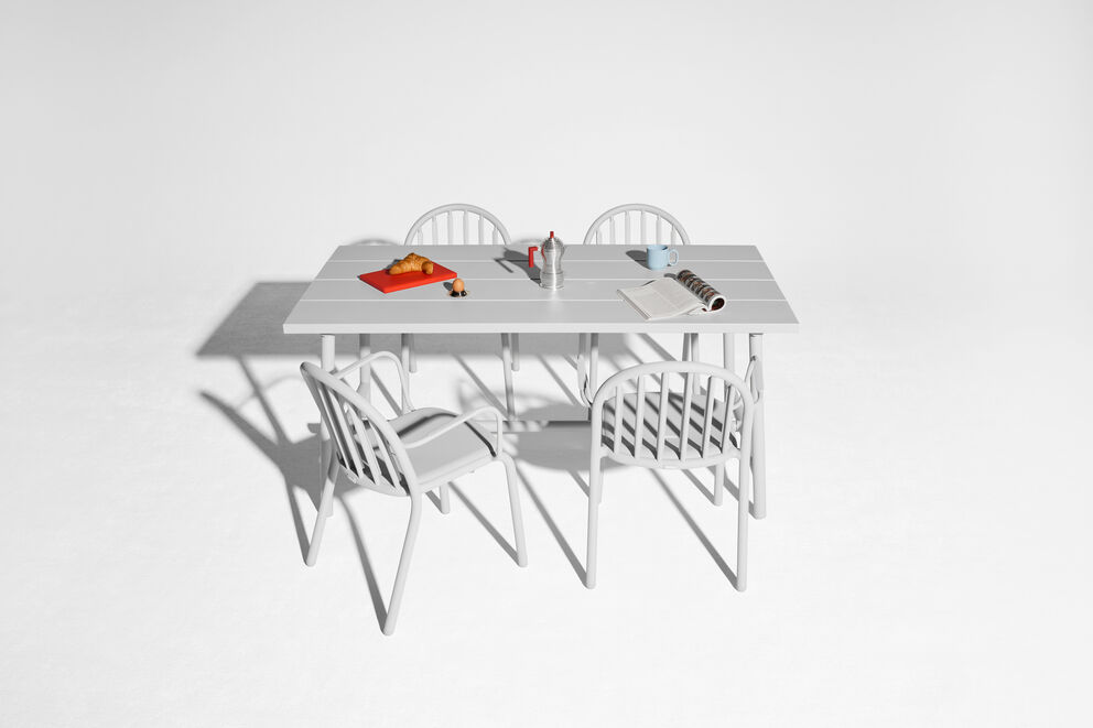 Fatboy Fred's medium table light grey