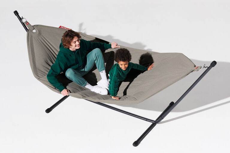 Hengekøye Headdemock Superb fra Fatboy grey taupe