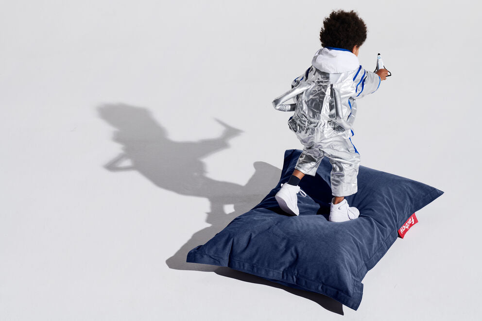 Fatboy Sakkosekk Junior Canvas Recycled crown blue