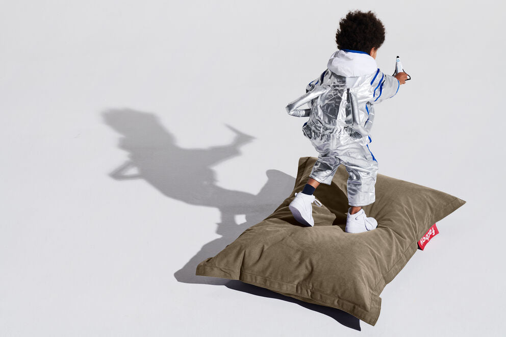 Fatboy Sakkosekk Junior Canvas Recycled taupe grey