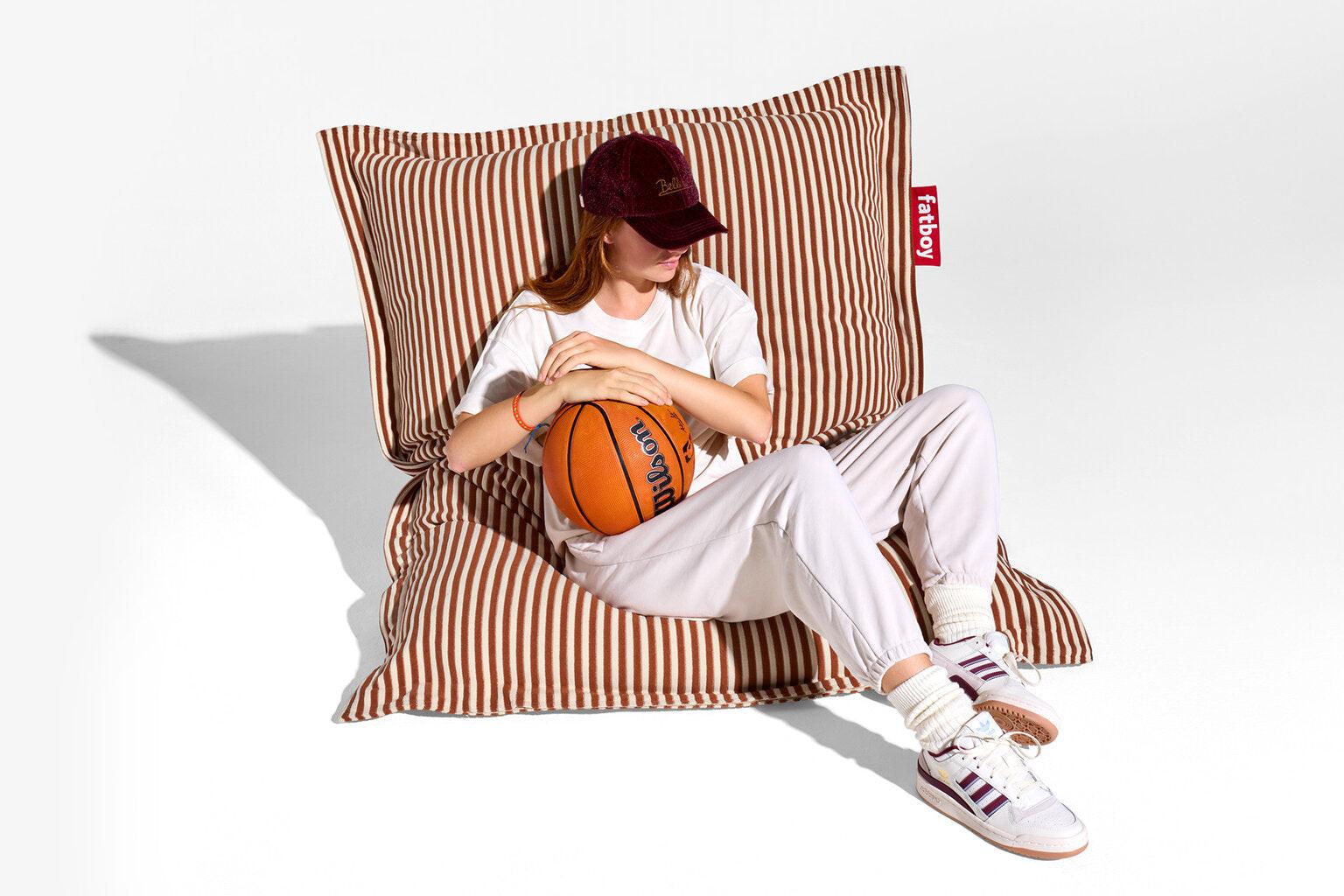 Fatboy Sakkosekk original slim terry cognac creme