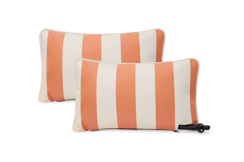 Fatboy paletti armrest set stripe orange creme
