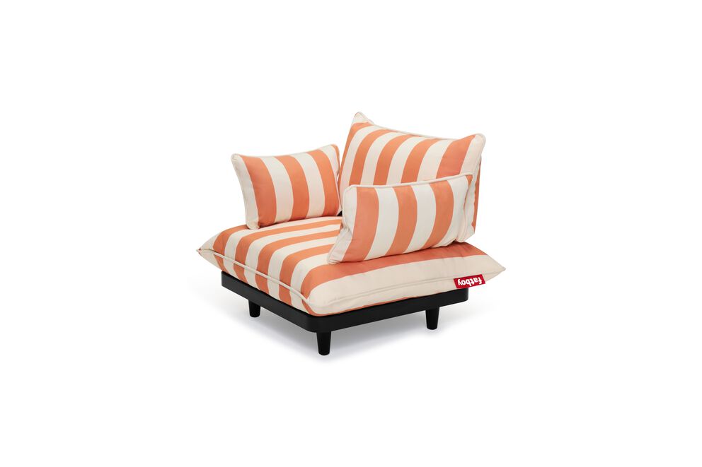 Fatboy paletti armrest set stripe orange creme