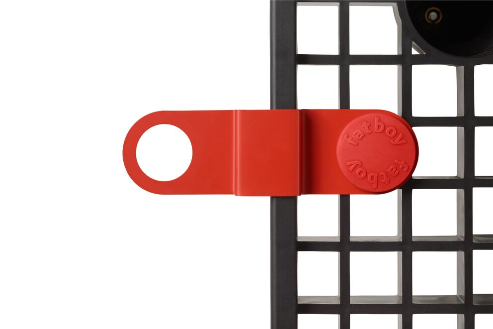 Fatboy paletti corner seat left stripe orange creme