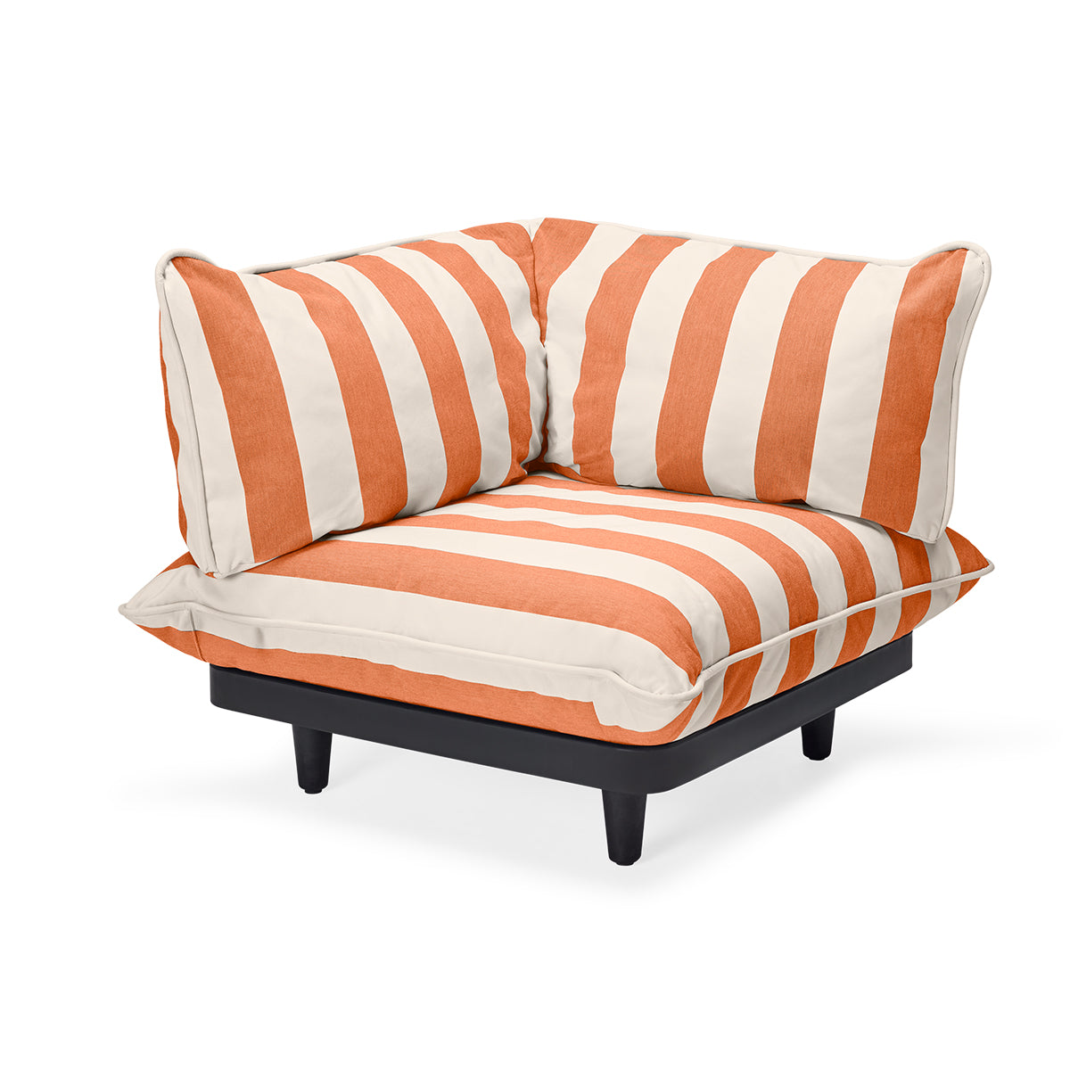 Fatboy paletti corner seat right stripe orange creme