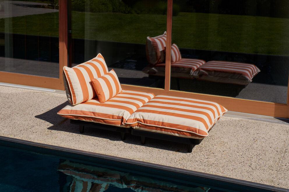 Fatboy paletti seat stripe orange creme