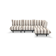 Fatboy Utesofa paletti set large right stripe cacao Fatboy
