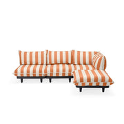 Fatboy Utesofa paletti set large right stripe orange