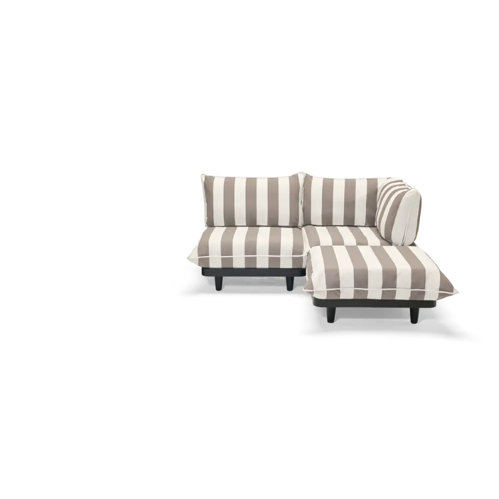 Fatboy Utesofa paletti set medium left stripe cacao Fatboy