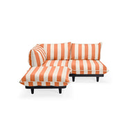 Fatboy Utesofa paletti set medium left stripe orange