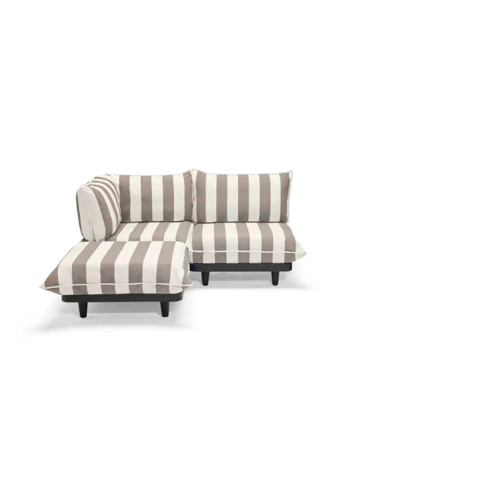 Fatboy Utesofa paletti set medium right stripe cacao Fatboy