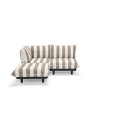 Fatboy Utesofa paletti set medium right stripe cacao Fatboy