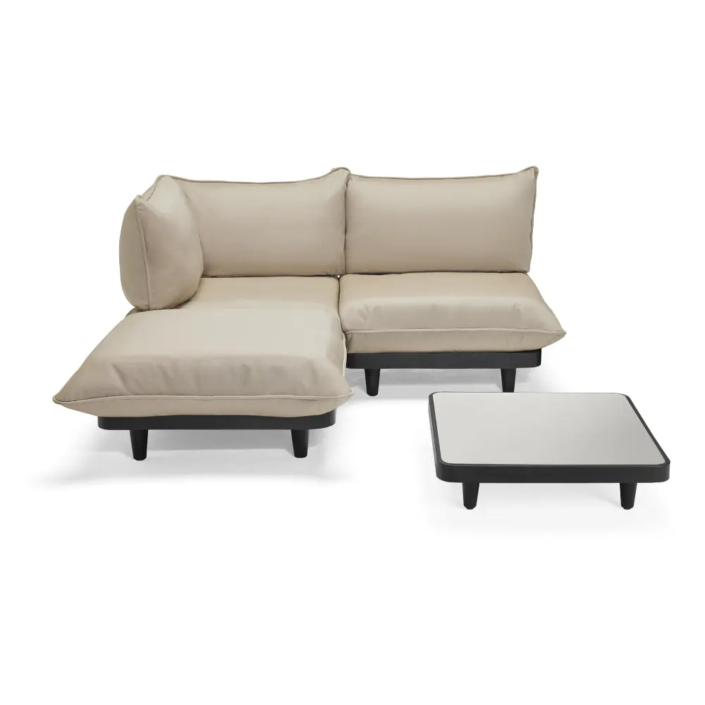Fatboy Utesofa paletti set medium royal brulee incl. table Fatboy