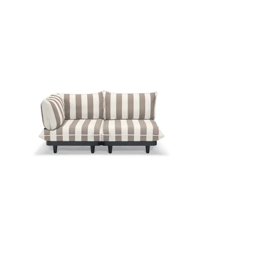 Fatboy Utesofa paletti set small left stripe cacao Fatboy