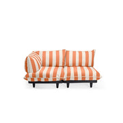 Fatboy Utesofa paletti set small left stripe orange Bedtime.no Fatboy.