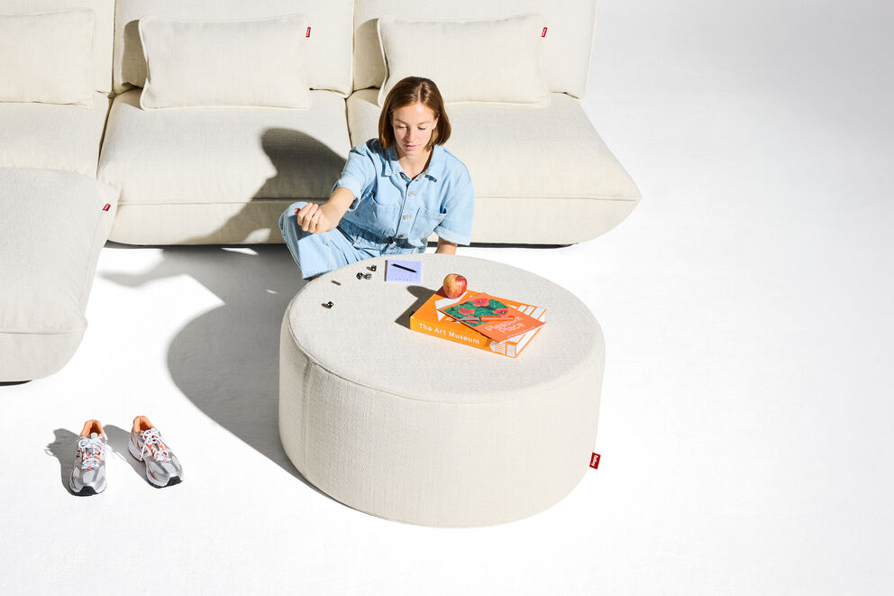 Fatboy Puff Pfffh Boucle Recycled creme