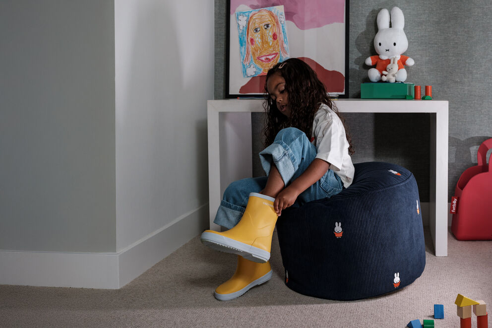 Fatboy Puff Point Cord x Miffy deep blue