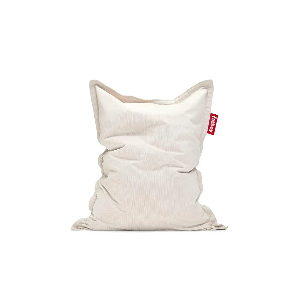 Fatboy Sakkosekk recycled original slim cord Cream Bedtime.no.