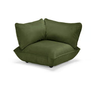 Fatboy Sumo Corner Seat Velvet Recycled Deep Green