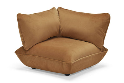 Fatboy sumo corner seat velvet recycled almond
