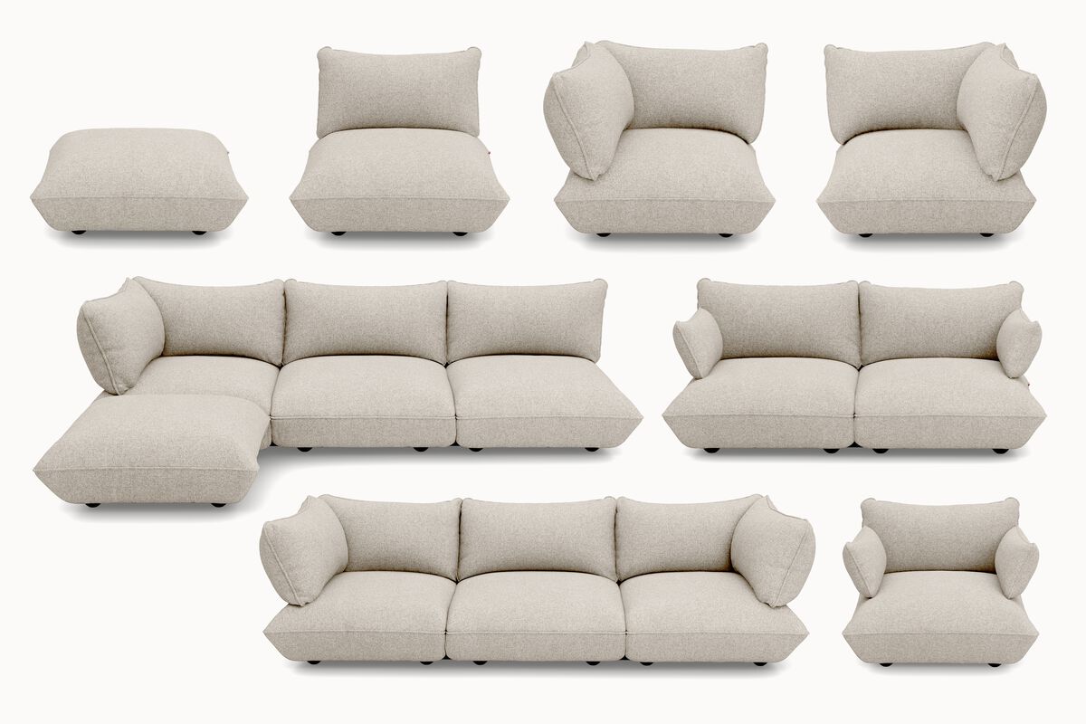 Fatboy Sumo moduloversikt – boucle recycled beige
