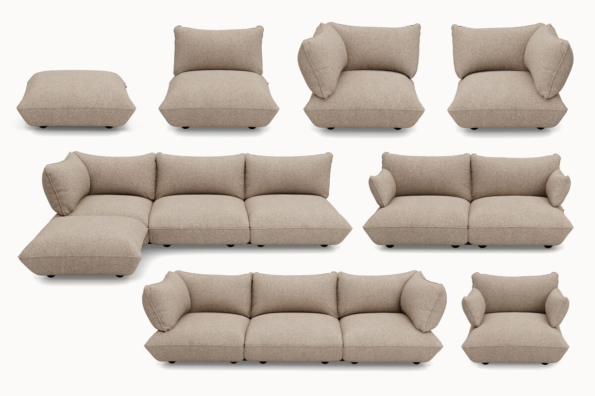 Fatboy Sumo moduloversikt – boucle recycled brown