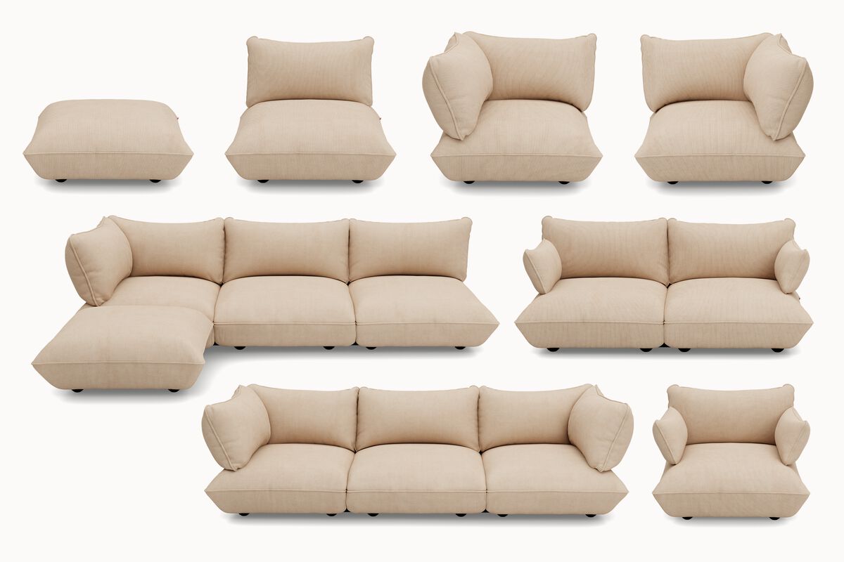 Fatboy Sumo moduloversikt – cord recycled beige
