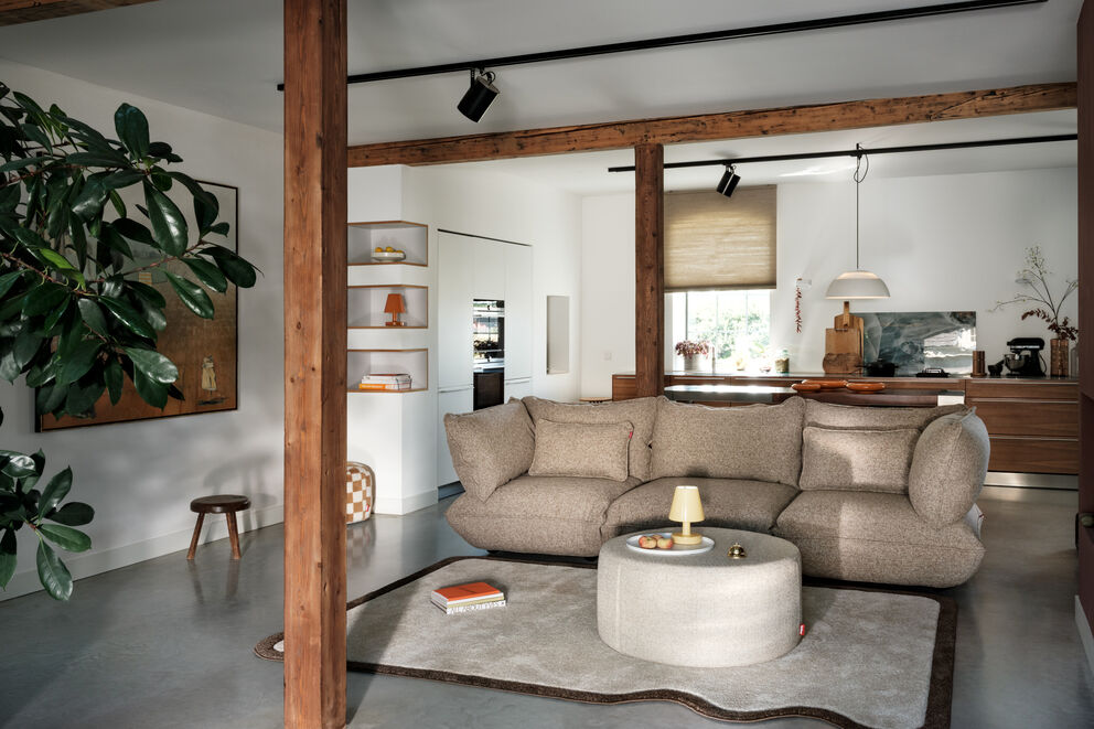 Fatboy Sofa Sumo hocker Boucle Recycled brown